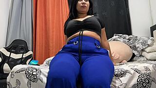 Latina cougar licks and fucks her step-nephew's ass