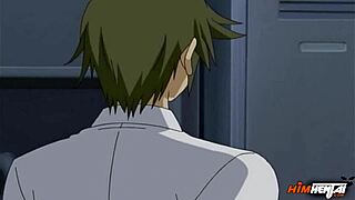 Busty Teen Girl In Hentai Eats Two Cocks And Swallows Cum