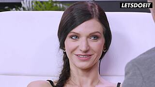 Skinny Ukrainian MILF gets rough anal from Italian stud