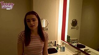 18yo stepdaughter reese robbins got pussy creampied by seth brogan in bed