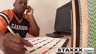 rane's heart races bringing jasmine for intense interracial threeway with blowjobs and cumshots