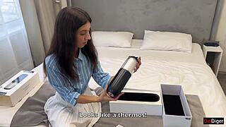 Powerful Cumshot Explodes from Svakom Alex Neo 2 Toy During Intense Handjob