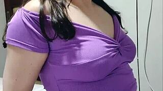 Will Nicole Tease Before Stuffing Her Belly?