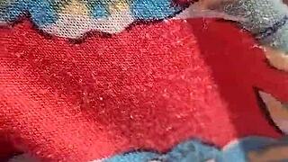 amateur girlfriend gives blowjob in the bush, then doggy style until cum in mouth