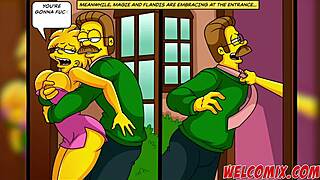 Intense Anal Action with Erotic Future Doll in Simpsons Hentai