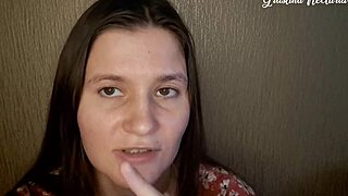 skinny russian gf with tattoo sucks monster cock in homemade asmr.