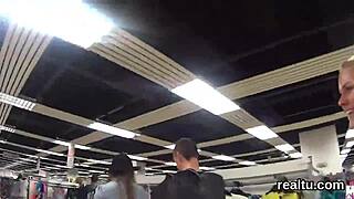 Adorable Czech Girl Teased in Supermarket and Banged Hard in POV