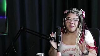 What Gets Her Hot? Tasting and Kissing with Sofie Lollipop in Sheer Red