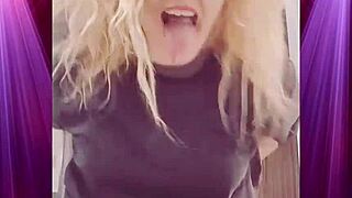 Booty Shaking Domination in Boyfriend's Clothes by Exotic Girlfriend