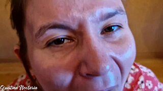 skinny russian gf with tattoo sucks monster cock in homemade asmr.