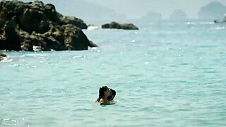 Regina Blandón's Bikini Slip in Como Novio de Pueblo 2019