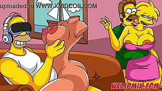 Intense Anal Action with Erotic Future Doll in Simpsons Hentai