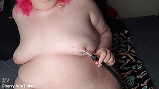 hey bbw, let's pump those nipples for fun