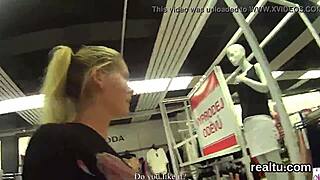 Adorable Czech Girl Teased in Supermarket and Banged Hard in POV