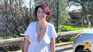 Mizaki, show off those curvy hips while two guys wreck you!