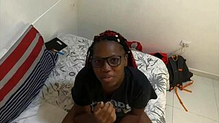 Horny Morning Led Me to Suck Neighbor's Stepson's Huge Cock in Bedroom