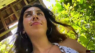 hot cum dripping on my face at crowded beach