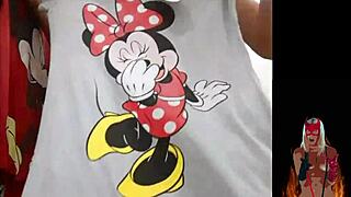 hot milf showing pussy and ass in store fitting room