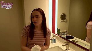 Stepdad Seth Creampies Reese Robbins in Doggy Style