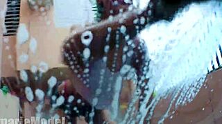A very hairy carwash putimoda 2 1 with latina skinny slut