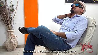 Horny Brunette Passes Porno Casting, Takes Huge Cock in Deepthroat and Anal Fisting