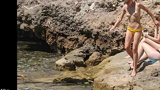 Emma Watson's topless scene in Ibiza beach in June 2022