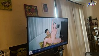 Hot Milf Gets Real Orgasm with Cum on Face