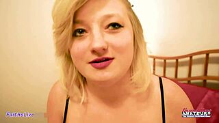 blonde faith hope deepthroats big dick hard