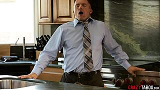 Perverted Teen Jill Kassidy Swallows Stepdad's Monster Cock And Seduces Naive Guy.