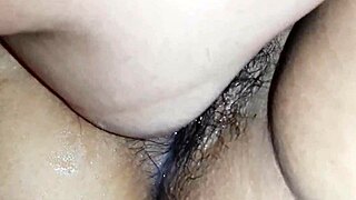 Last part of Filipina girlfriend's close-up pussy licking