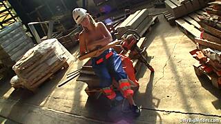 Shelby Moon's fun boobs at work