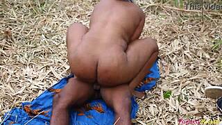 Walking in village turns wild. Erotic outdoor fuck with big ass awaits!