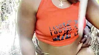 Holy Sex In Forest: Humiliation With Wet Pussy And Cucumber