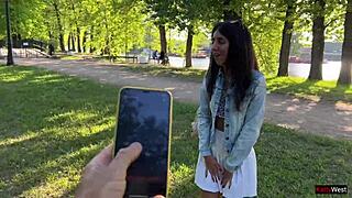 My friend controls my toy for wild public orgasms with FlirtwithSB. It's insane on the street!