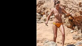 Yo, see Emma Watson topless on Ibiza beach!