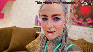 Wow, Hippie Pornstar with Dreadlocks Sucks Big Cock Sloppy and Rides Anal Hard!