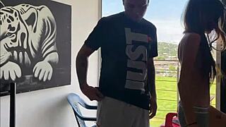 damn, my stepsister’s so horny watching that show!