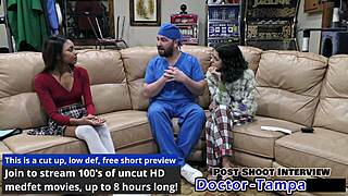 Dr. Tampa experiments on Solana in hospital backstage