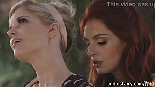 lovely redhead teen charlotte stokely gets her bush licked by maya kendrick