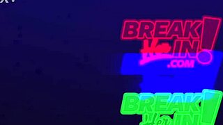 Shocking Blue Haired Thunder Throat 19 Y O Goddess Slops on Cock