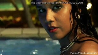 beautiful indian girl dances and shows her stunning body