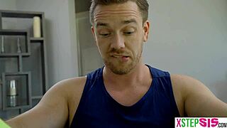 my tight teen 18+ stepsister needed help with stretching