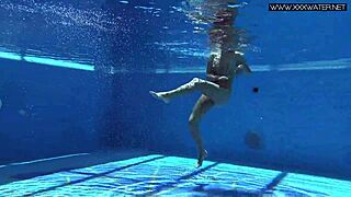 Stunning Russian Pornstar Mary Kalisy Sizzles by Pool in Bikini