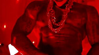 Just saw Hallelujah Johnson stroking that big black hairy cock, total worship vibe