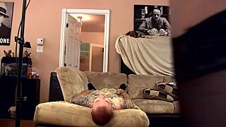 Babysitter In Stockings And Lingerie Secretly Sits On My Face While Parents Are Away