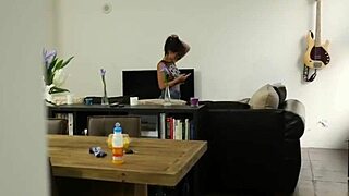 Amateur teen sucks cock in steamy POV action