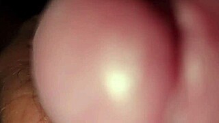 Arriving with Intense Cumshot in Sexy T-Shirt and Kinky Style