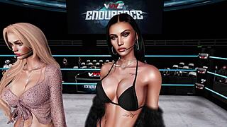 Virtual pro wrestling bikini contest competition