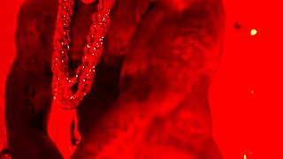 Just saw Hallelujah Johnson stroking that big black hairy cock, total worship vibe