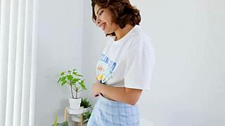 Quiet girl emotionally surrenders all holes to Hazel Heart and others.